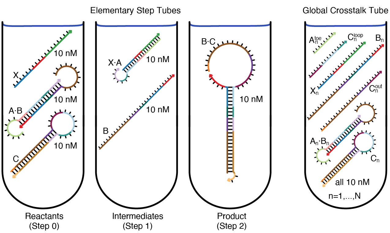 Target test tubes.